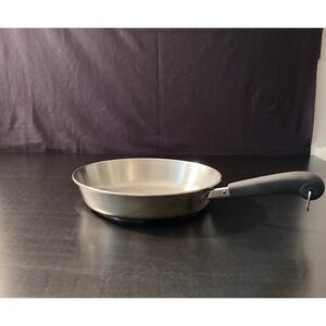 Vintage Revere Ware 956 Clinton IL USA 10 Inch Stainless Steel Skillet Fry Pan